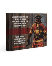 FIREFIGHTER - Premium 14x11 Gallery Wrapped Canvas Prints front