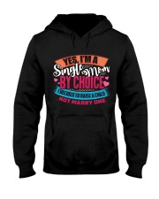 I AM A SINGLE MOM Hooded Sweatshirt thumbnail