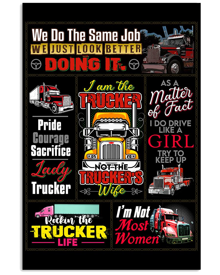 Truck Driver Poster 11x17 Poster