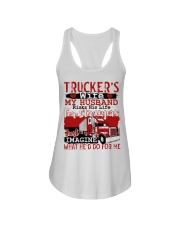 TRUCKER'S WIFE Ladies Flowy Tank tile