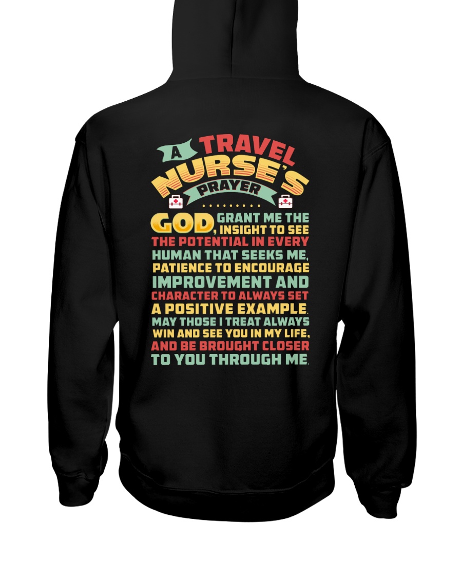 Travel Nurse Hooded Sweatshirt