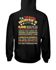 Travel Nurse Hooded Sweatshirt back