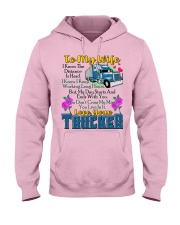 Trucker's Wife Hooded Sweatshirt front