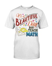 MATH TEACHER Classic T-Shirt front