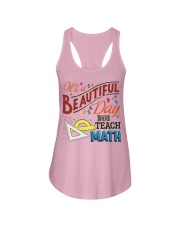 MATH TEACHER Ladies Flowy Tank tile