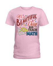 MATH TEACHER Ladies T-Shirt tile