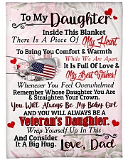 Veteran's Daughter Premium Large Fleece Blanket - 60" x 80" front