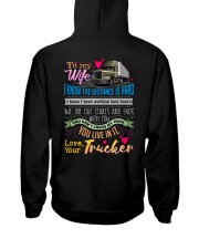 TRUCKER'S WIFE Hooded Sweatshirt back