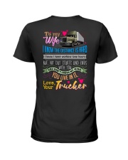 TRUCKER'S WIFE Ladies T-Shirt thumbnail