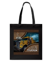 TRUCKER'S GIRL- TOTE BAG Tote Bag back
