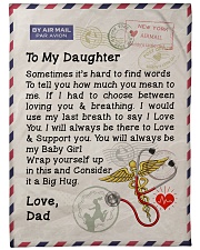 Nurse Daughter Premium Large Fleece Blanket - 60" x 80" front