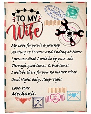 Mechanic's Wife Premium Large Fleece Blanket - 60" x 80" front