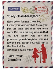 Gift for Granddaughter Premium Large Fleece Blanket - 60" x 80" front