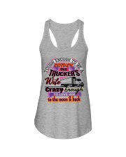 Old Trucker's Wife Ladies Flowy Tank tile