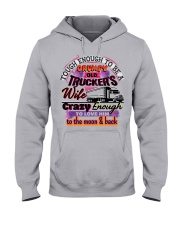 Old Trucker's Wife Hooded Sweatshirt front