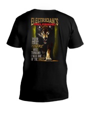 ELECTRICIAN'S GIRLFRIEND - I'M THE WOLF V-Neck T-Shirt thumbnail