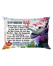 GIFT FOR A PILOT'S WIFE- PREMIUM Rectangular Pillowcase back