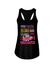 Firefighter's Wife Ladies Flowy Tank tile