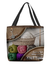 KNITTING All-over Tote front