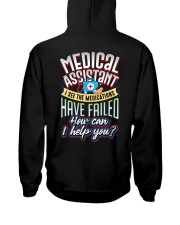 Medical Assistant Hooded Sweatshirt back