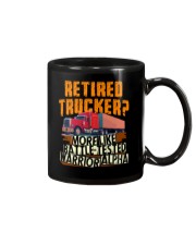 RETIRED TRUCKER Mug tile