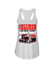 Retired Trucker Ladies Flowy Tank tile