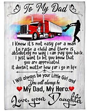 Gift For Trucker Large Fleece Blanket - 60" x 80" front