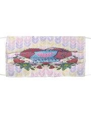 KNITTING Cloth face mask front