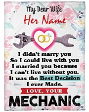Mechanic's Wife Premium Large Fleece Blanket - 60" x 80" front