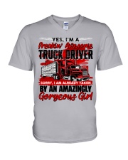 Trucker V-Neck T-Shirt tile
