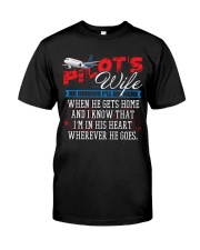Pilot's Wife Classic T-Shirt front