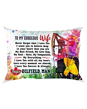 GIFT FOR YOUR WIFE - PREMIUM Rectangular Pillowcase back