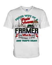 Farmer's Wife V-Neck T-Shirt tile