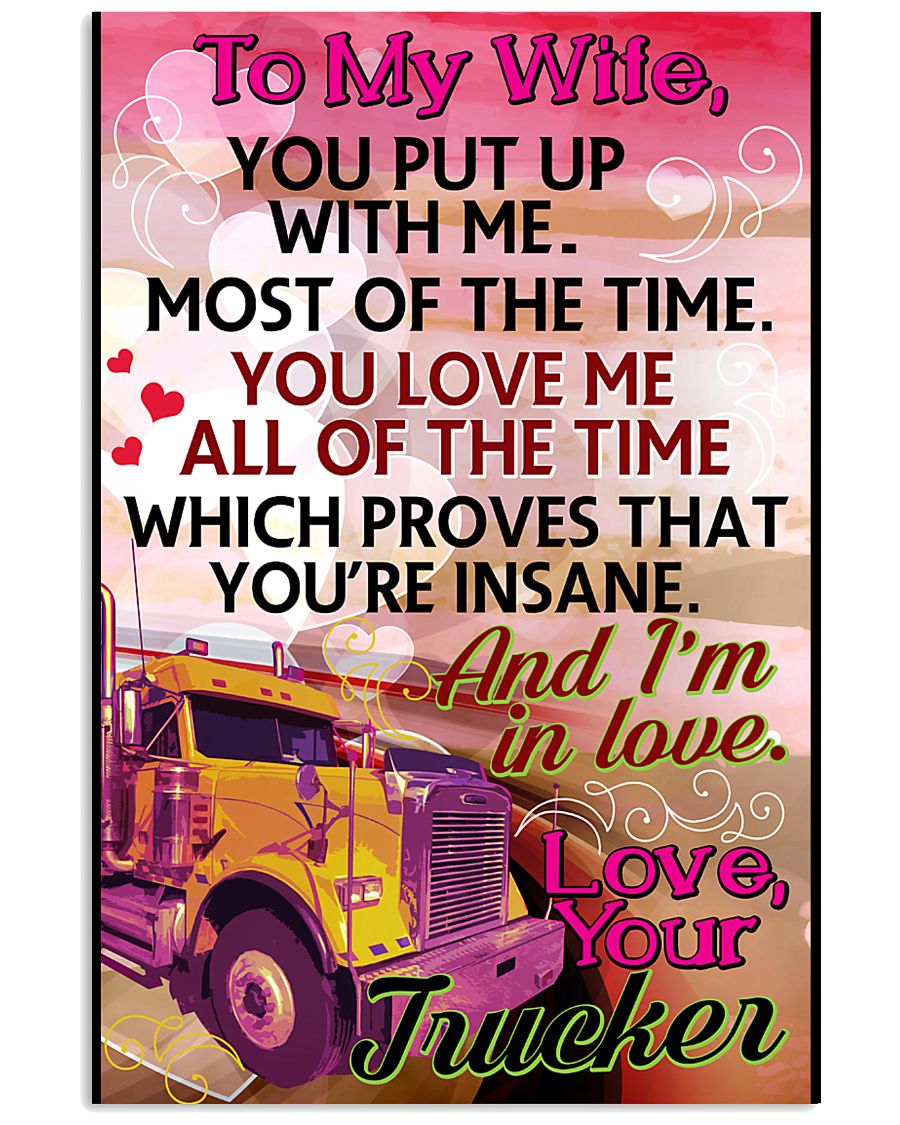 TRUCKER'S WIFE - PREMIUM 11x17 Poster