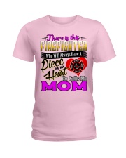 Firefighter's Mom Ladies T-Shirt tile