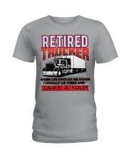 Retired Trucker Ladies T-Shirt tile