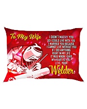 GIFT FOR YOUR WIFE - PREMIUM Rectangular Pillowcase back
