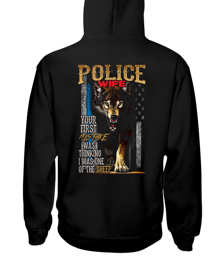 POLICE OFFICER'S WIFE - I'M THE WOLF Hooded Sweatshirt