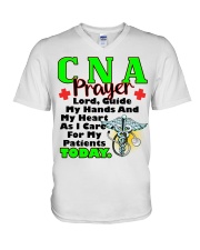 CNA-PrayerLord V-Neck T-Shirt tile