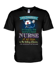 PROUD NURSE'S MOM V-Neck T-Shirt thumbnail