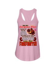 Firefighter's Wife Ladies Flowy Tank tile
