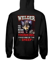 Welder - I'm the Wolf Hooded Sweatshirt back