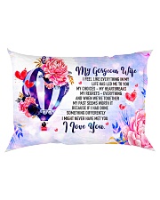 GIFT FOR YOUR WIFE - PREMIUM Rectangular Pillowcase back
