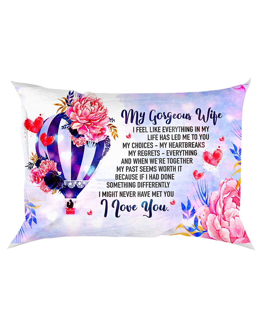 GIFT FOR YOUR WIFE - PREMIUM Rectangular Pillowcase
