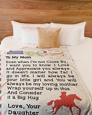 Gift For Mom Large Fleece Blanket - 60" x 80" aos-coral-fleece-blanket-60x80-lifestyle-front-02