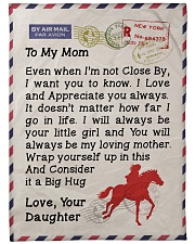Gift For Mom Large Fleece Blanket - 60" x 80" front