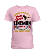 Lineman's Wife Ladies T-Shirt tile