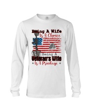 VETERAN'S WIFE Long Sleeve Tee tile