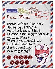 Nurse's Mom Premium Large Fleece Blanket - 60" x 80" front