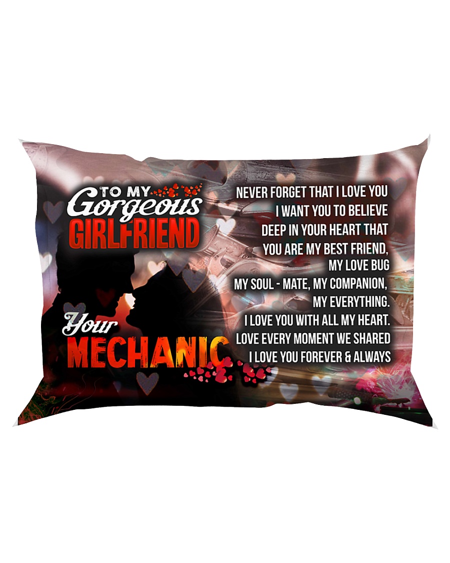 GIFT FOR A MECHANIC'S GIRLFRIEND - PREMIUM Rectangular Pillowcase